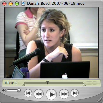 danah boyd at Berkman