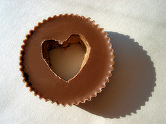 Peanut Butter Cup Heart (photo by Bob Fornal).
