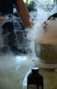 Making Ice Cream with Liquid Nitrogen (Photo by Rachel J)