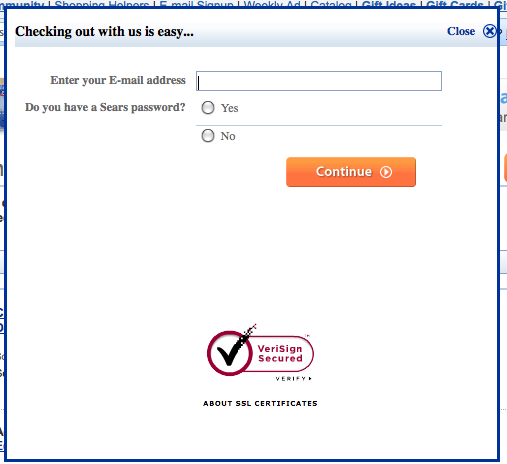Easy Checkout Easy Checkout at Sears.com